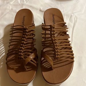 Women’s brown Baretraps sandals